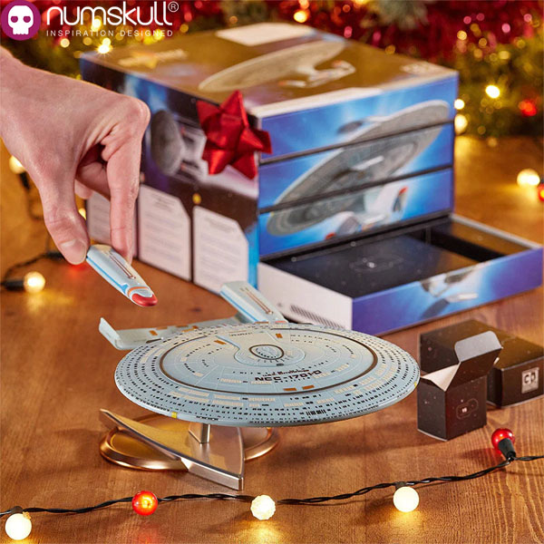 Numskull Star Trek U.S.S. Enterprise NCC-1701-D Countdown Character Figure